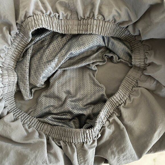 Patagonia Swim Trunks Mens L Gray Baggie Pull On Elastic Waist Lined Board Short - Picture 9 of 9